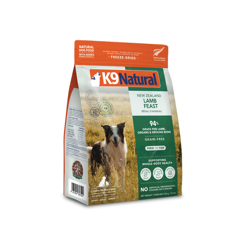 K9 Natural Lamb Feast Freeze-Dried Dog Food 500g