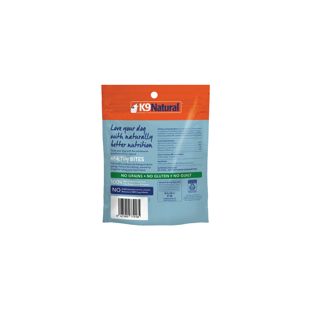 K9 Natural Lamb Healthy Bites Dog Treats 50g — additional view