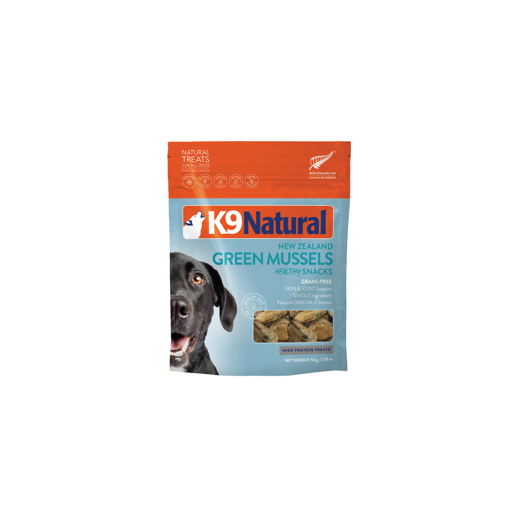 K9 Natural Green Mussels Healthy Dog Snacks 50g