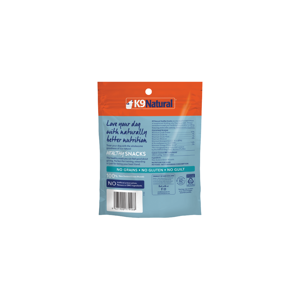 K9 Natural Green Mussels Healthy Dog Snacks 50g — additional view