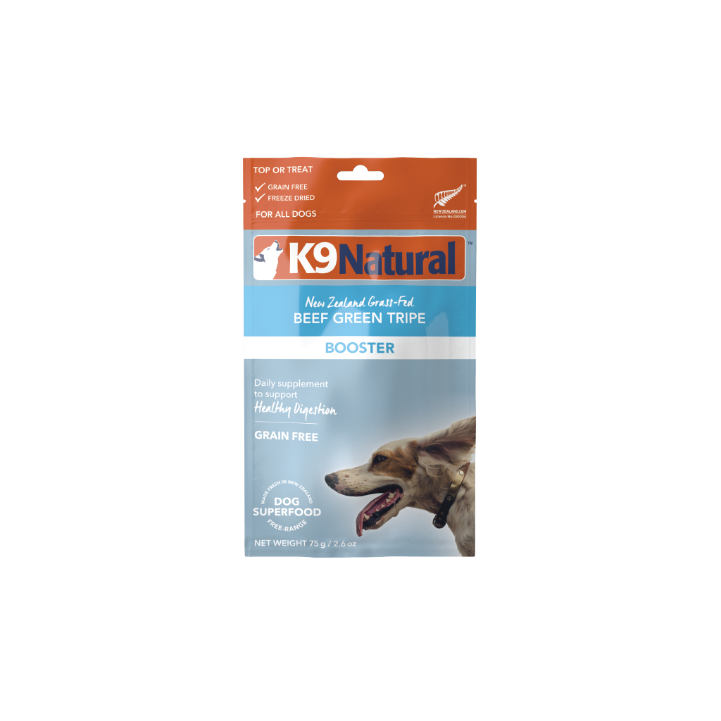 K9 Natural Beef Green Tripe Freeze-Dried Booster 75g