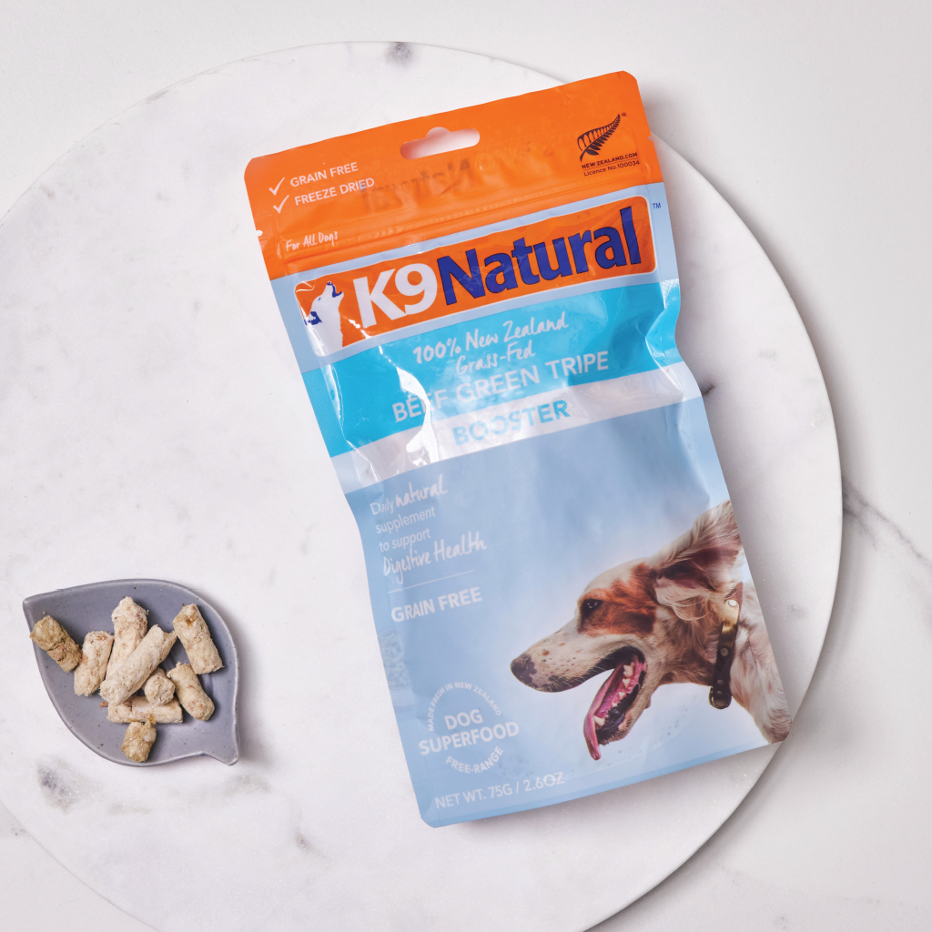 K9 Natural Beef Green Tripe Freeze-Dried Booster 75g — additional view