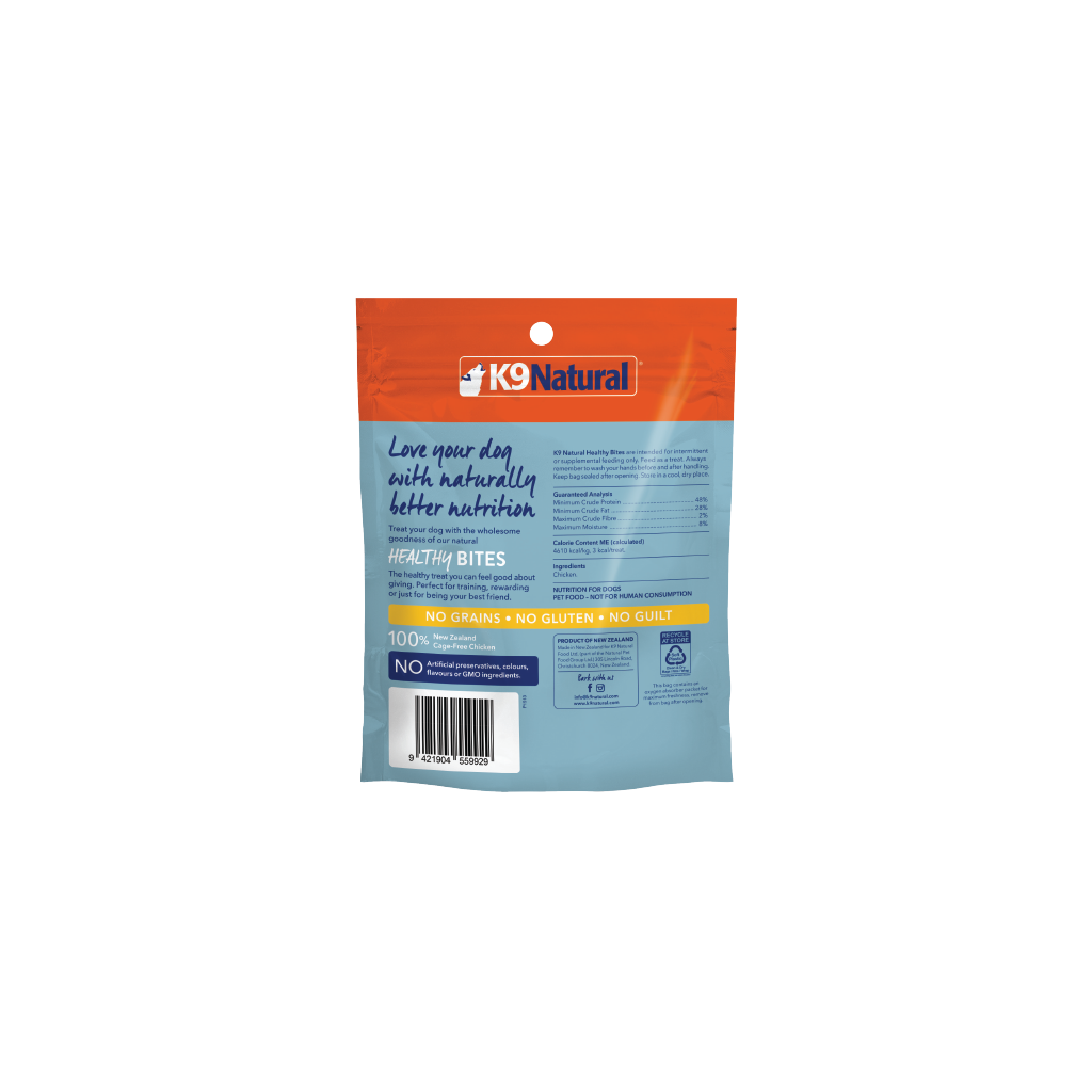 K9 Natural Chicken Healthy Bites Dog Treats 50g — additional view