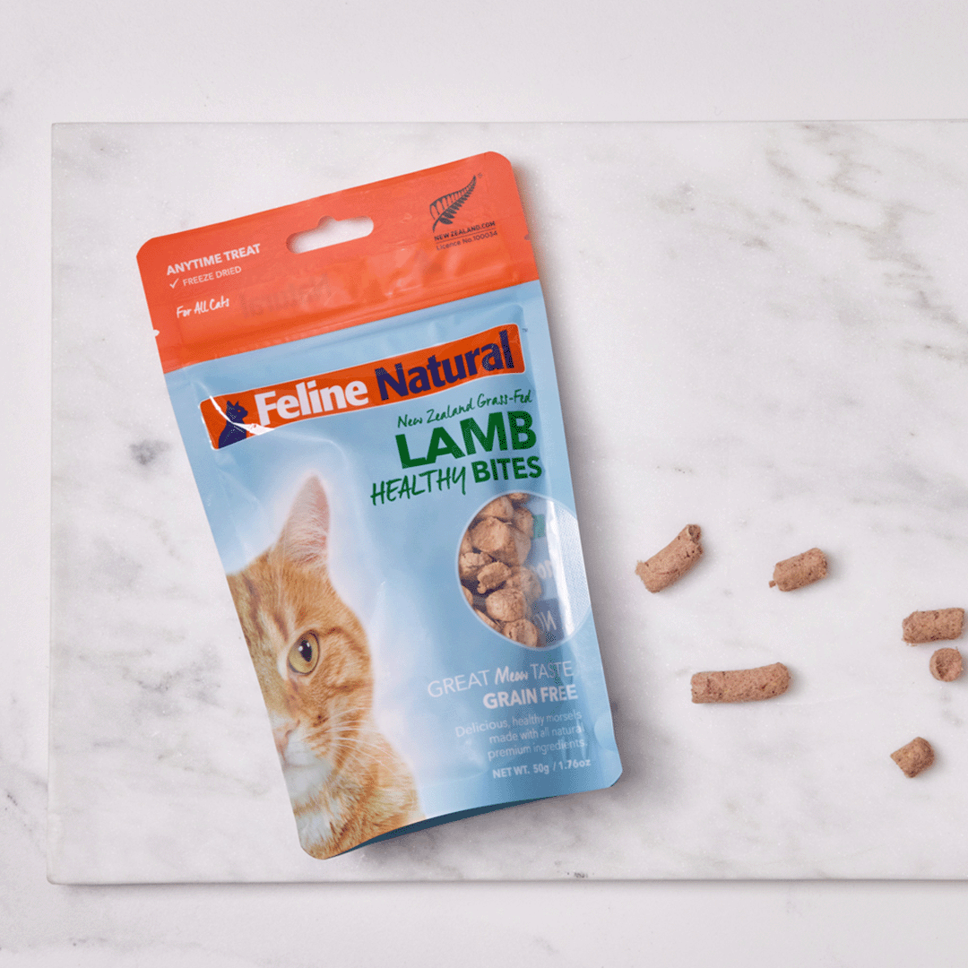 Feline Natural Lamb Healthy Bites Cat Treats 50g — additional view