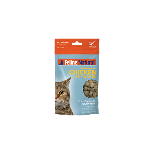 Feline Natural Chicken Healthy Bites Cat Treats 50g