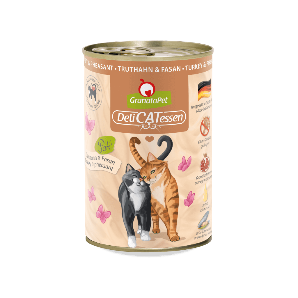 GranataPet DeliCATessen Cat Wet Food - Turkey & Pheasant