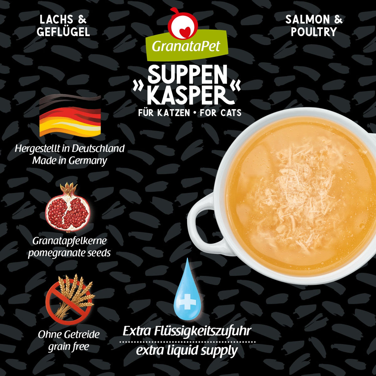 GranataPet SuppenKasper - Salmon & Poultry