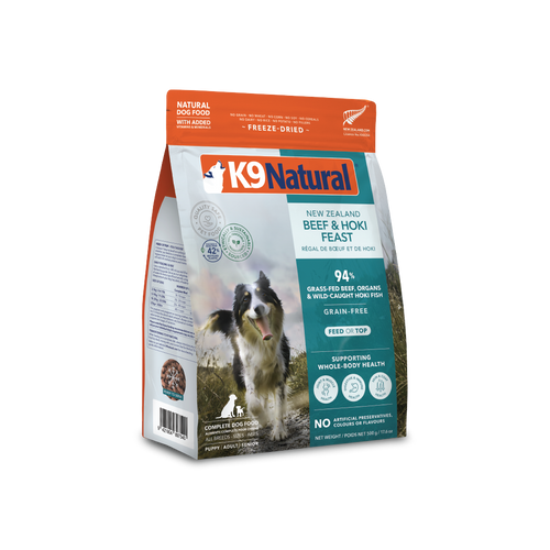 K9 Natural Beef & Hoki Feast Freeze-Dried Dog Food 500g