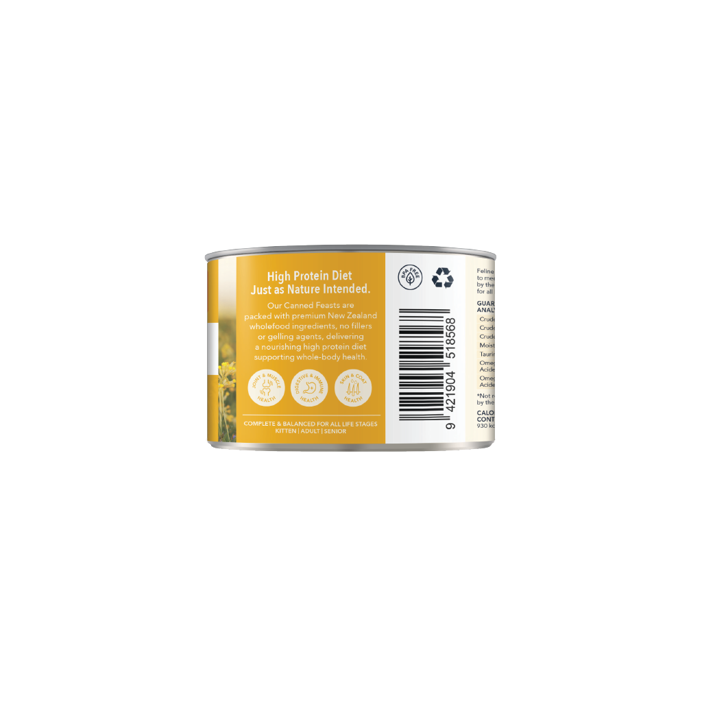 Feline Natural Chicken Feast Canned Cat Food 12 × 170g cans; can shown, sold as 12-pack — additional view