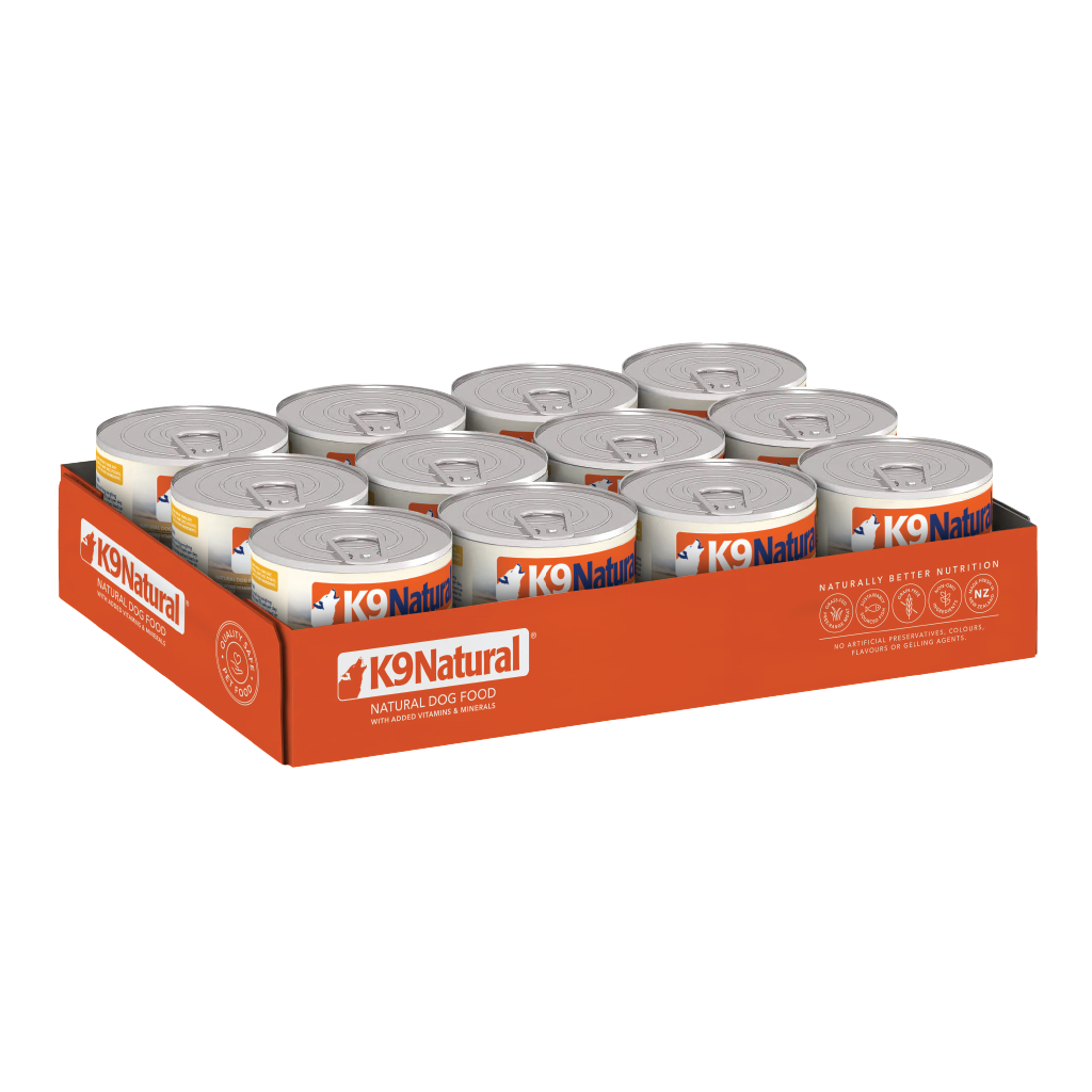 K9 Natural Chicken Feast Canned Dog Food 12 × 170g cans; can shown, sold as 12-pack — additional view
