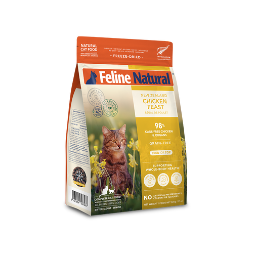 Feline Natural Chicken Feast Freeze-Dried Cat Food 320g