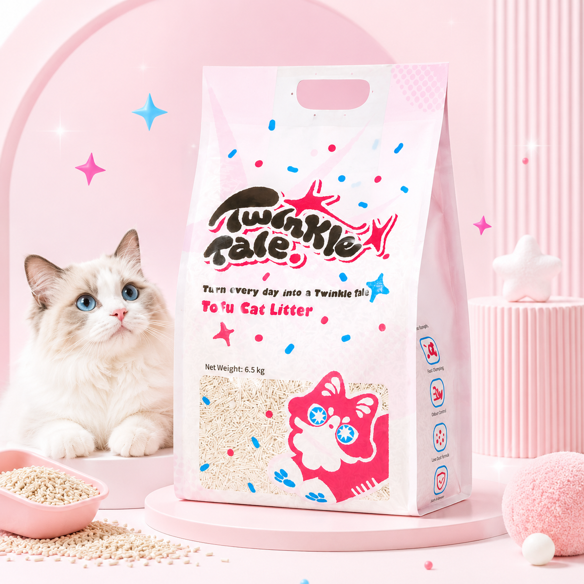 Twinkle Tale Pure Tofu Cat Litter