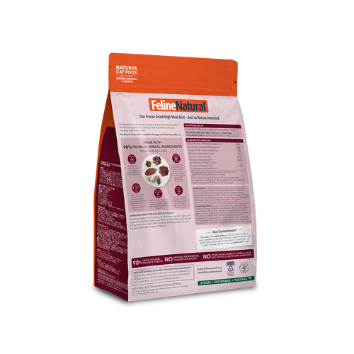 Feline Natural Lamb & Venison Feast Freeze-Dried Cat Food 320g — additional view