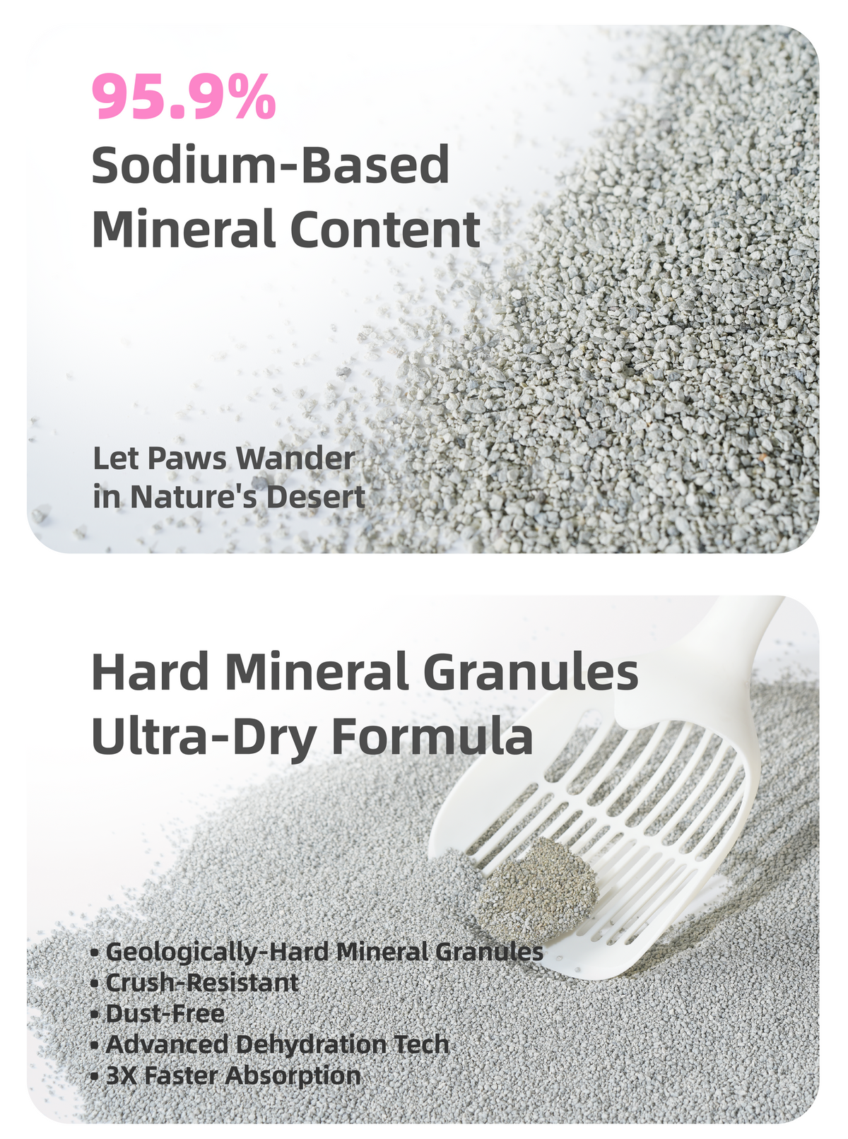 Pink Wish North American Sodium Bentonite Cat Litter