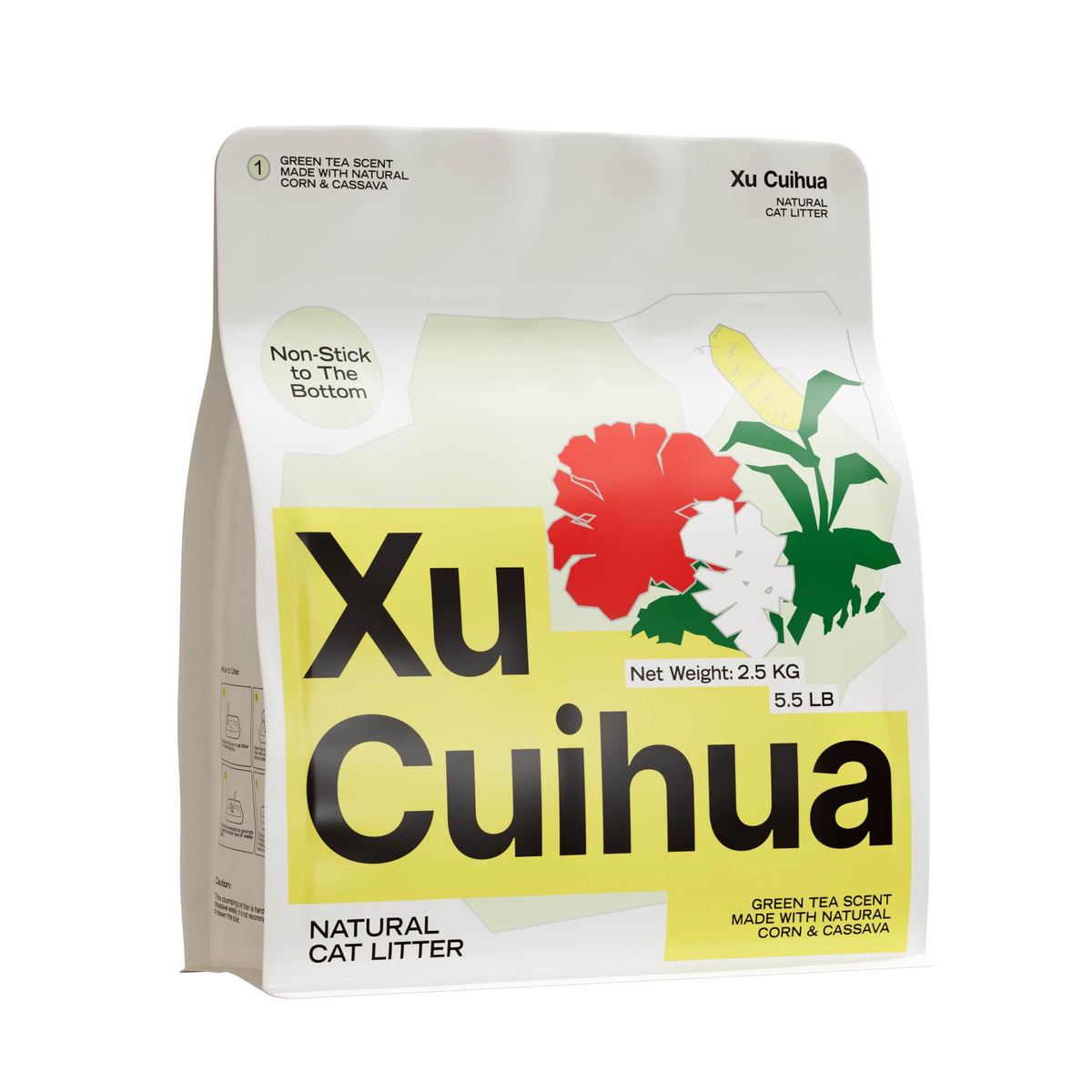 Xu Cuihua Green Tea Natural Cat Litter 2.5 kg